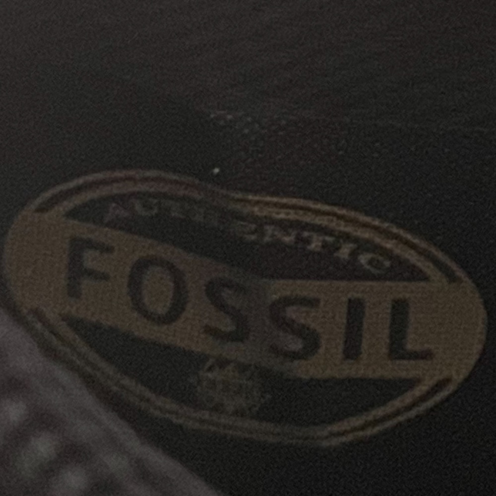 EUC “Fossil Logan” Brown & Multi-color Genuine Leather Clutch Wallet w/Snap Flap - Picture 14 of 16